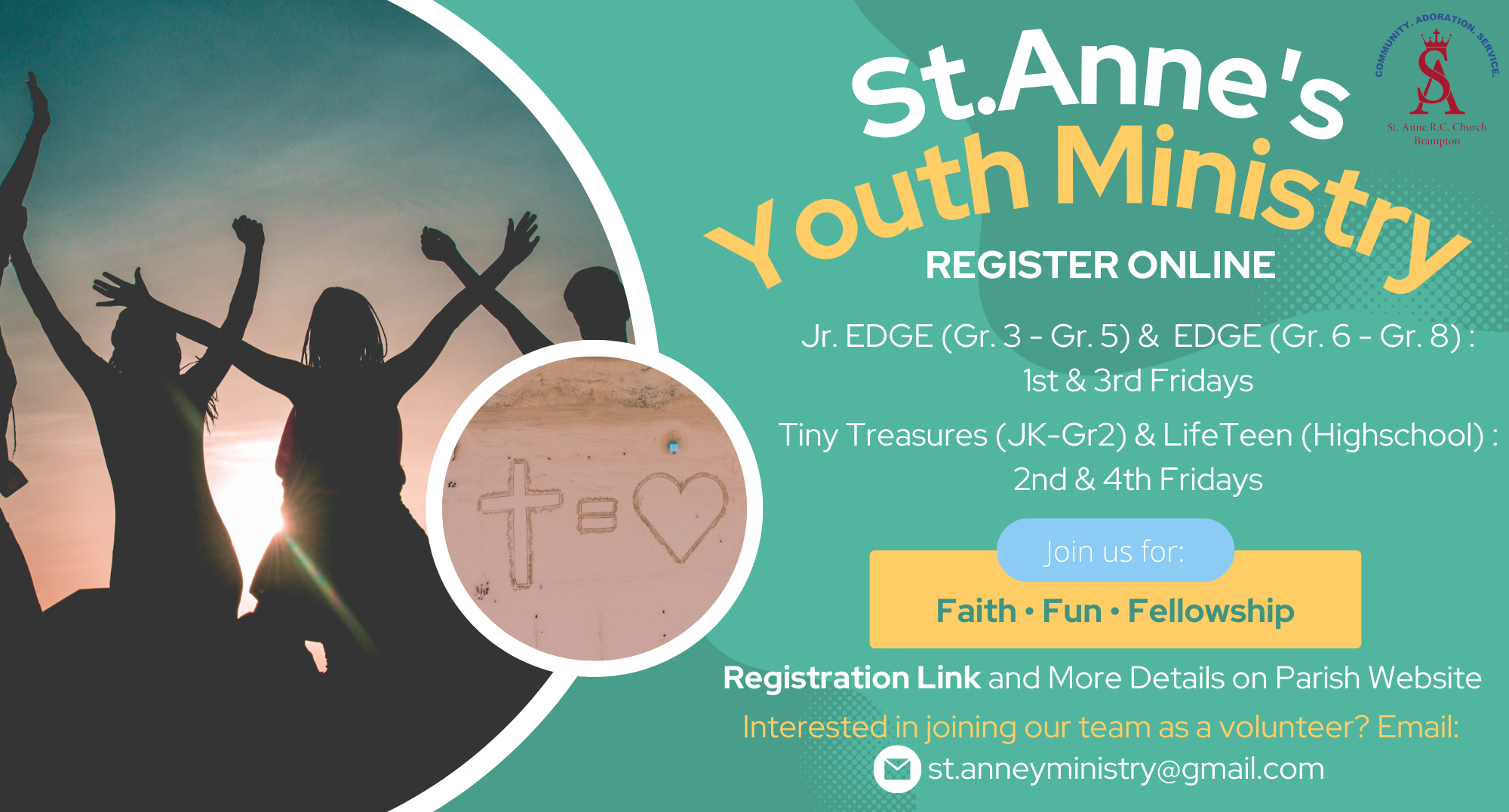 Banner for Youth Ministry 2022/23